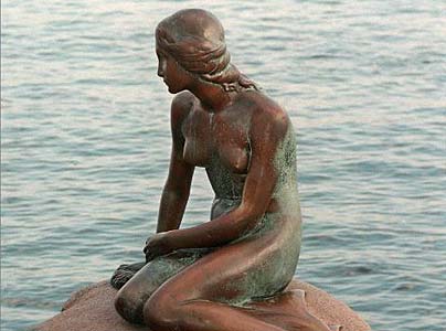Hans Christian Andersen, The Little Mermaid Copenhagen Denmark - Den lille havfrue Kbenhavn
